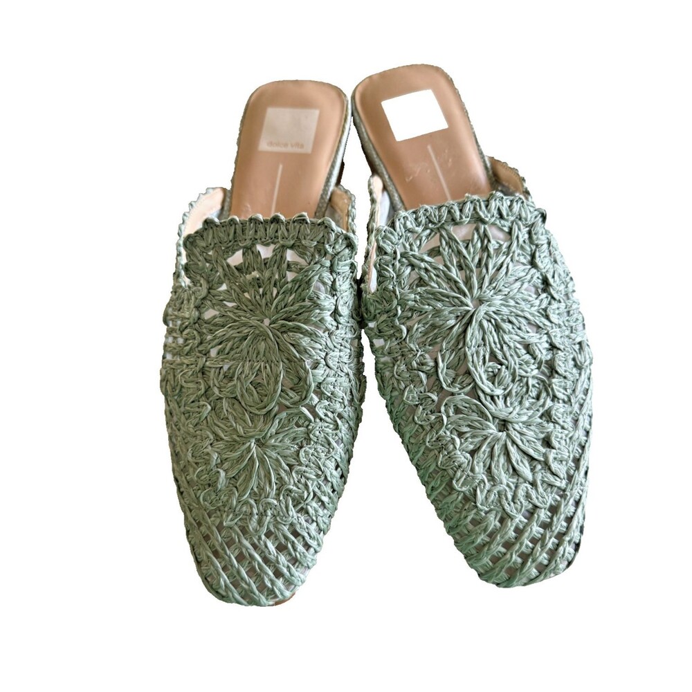 NWOB Dolce Vita Women's Diya Flat Mule Light Sage Size 10